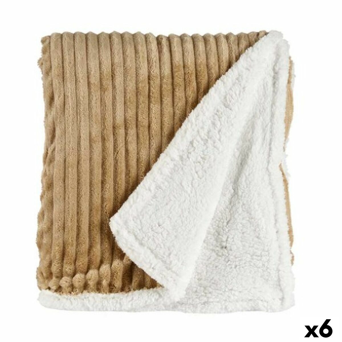 Manta Gift Decor Gris 200 x 150 x 1,5 cm (6 Unidades)