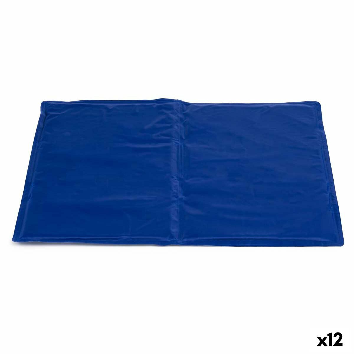 Alfombra para perros Mascow Azul Espuma Gel 39,5 x 1 x 50 cm Refrescante (12 Unidades)