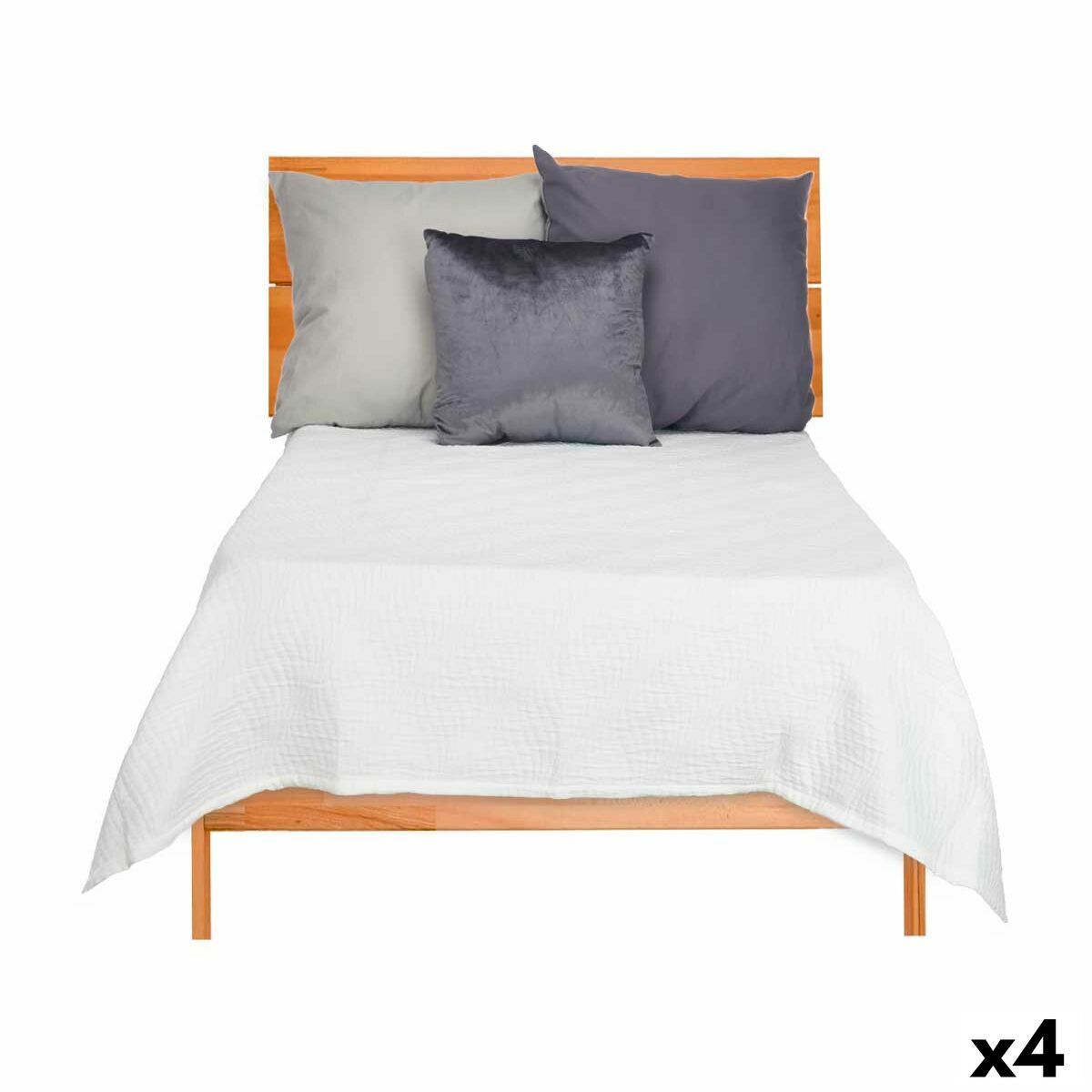 Colcha Gift Decor Blanco 180 x 260 cm (4 Unidades)