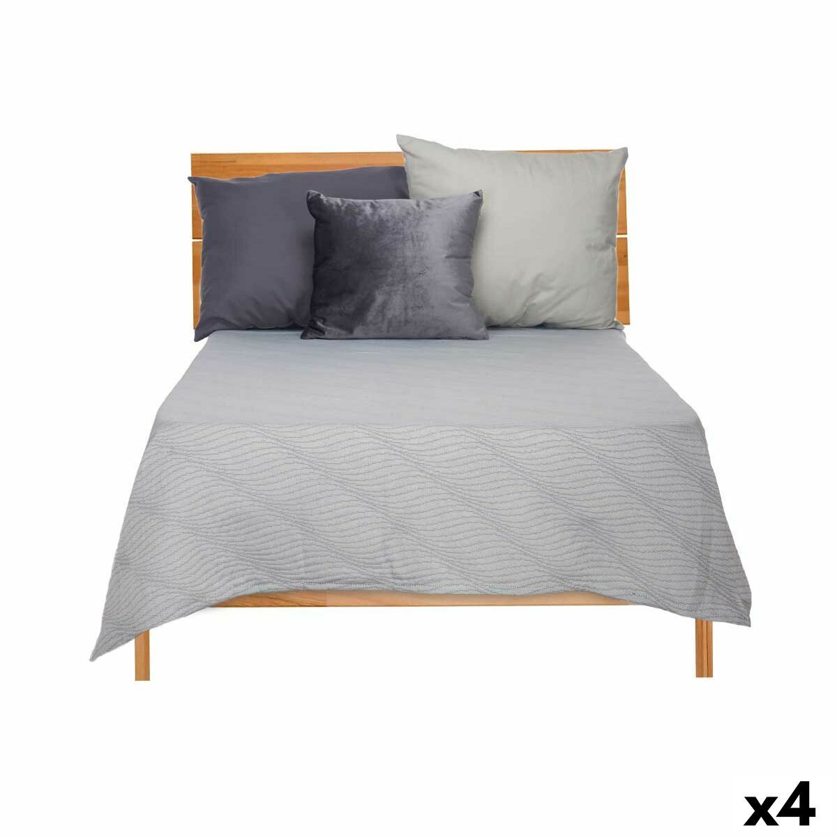 Colcha Gift Decor Gris 240 x 260 cm (4 Unidades)