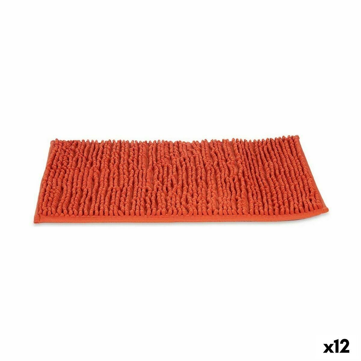 Alfombra de baño Berilo Naranja 60 x 40 x 2 cm 11 x 11 x 47 cm (12 Unidades)