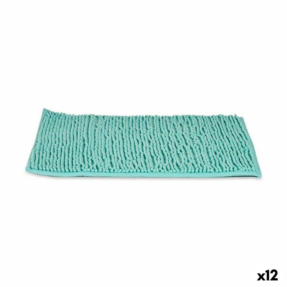 Alfombra de baño Berilo Turquesa 59 x 40 x 2,5 cm 11 x 11 x 47 cm (12 Unidades)