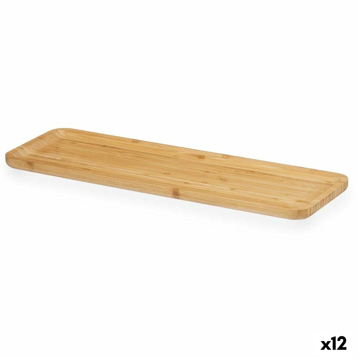 Bandeja de Aperitivos Kinvara Marrón 46 x 1,6 x 15 cm Aperitivo (12 Unidades)