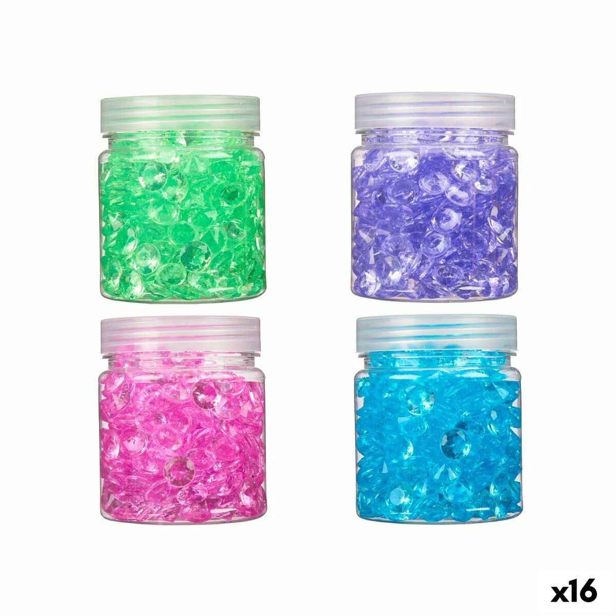 Piedras Decorativas Gift Decor Plástico 6,5 x 8 x 6,5 cm Diamante 150 g (16 Unidades)