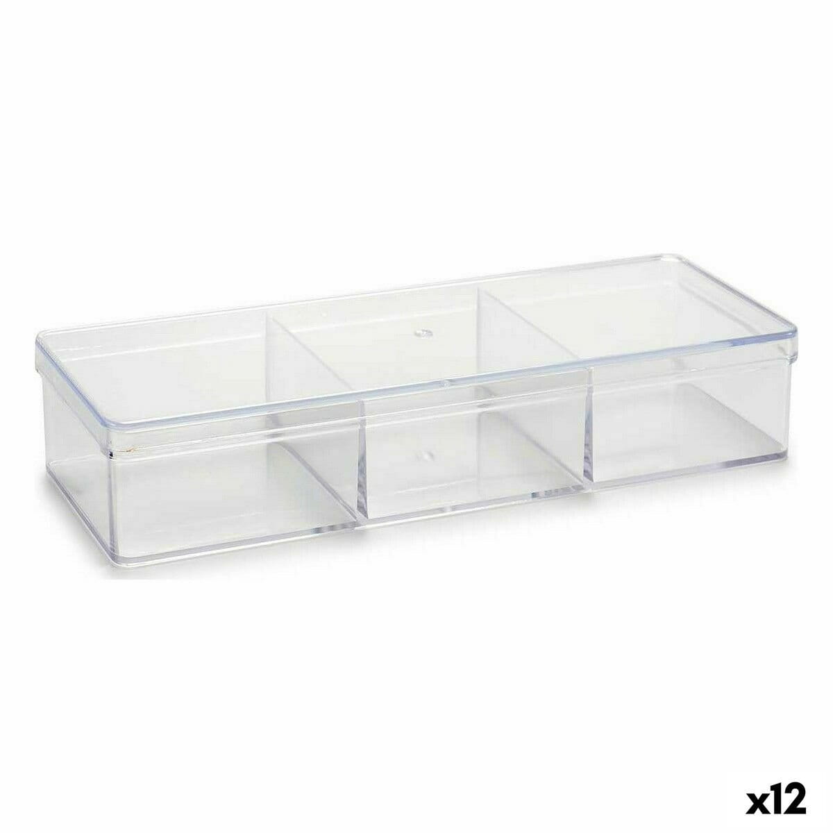 Organizador Berilo Plástico 20 x 3,5 x 7 cm