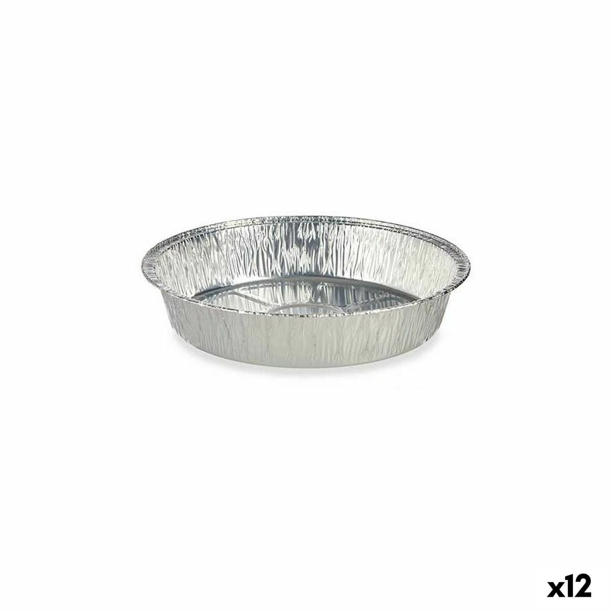 Set de bandejas para Alimentos Kinvara Desechable Redondo 12 Unidades