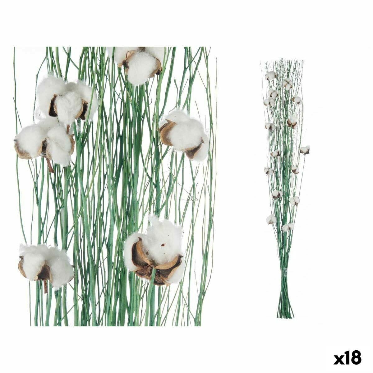 Ramilletes Gift Decor Verde Lavanda Vegetal Algodón 10 x 100 x 18 cm 12 x 100 x 10 cm (18 Unidades)