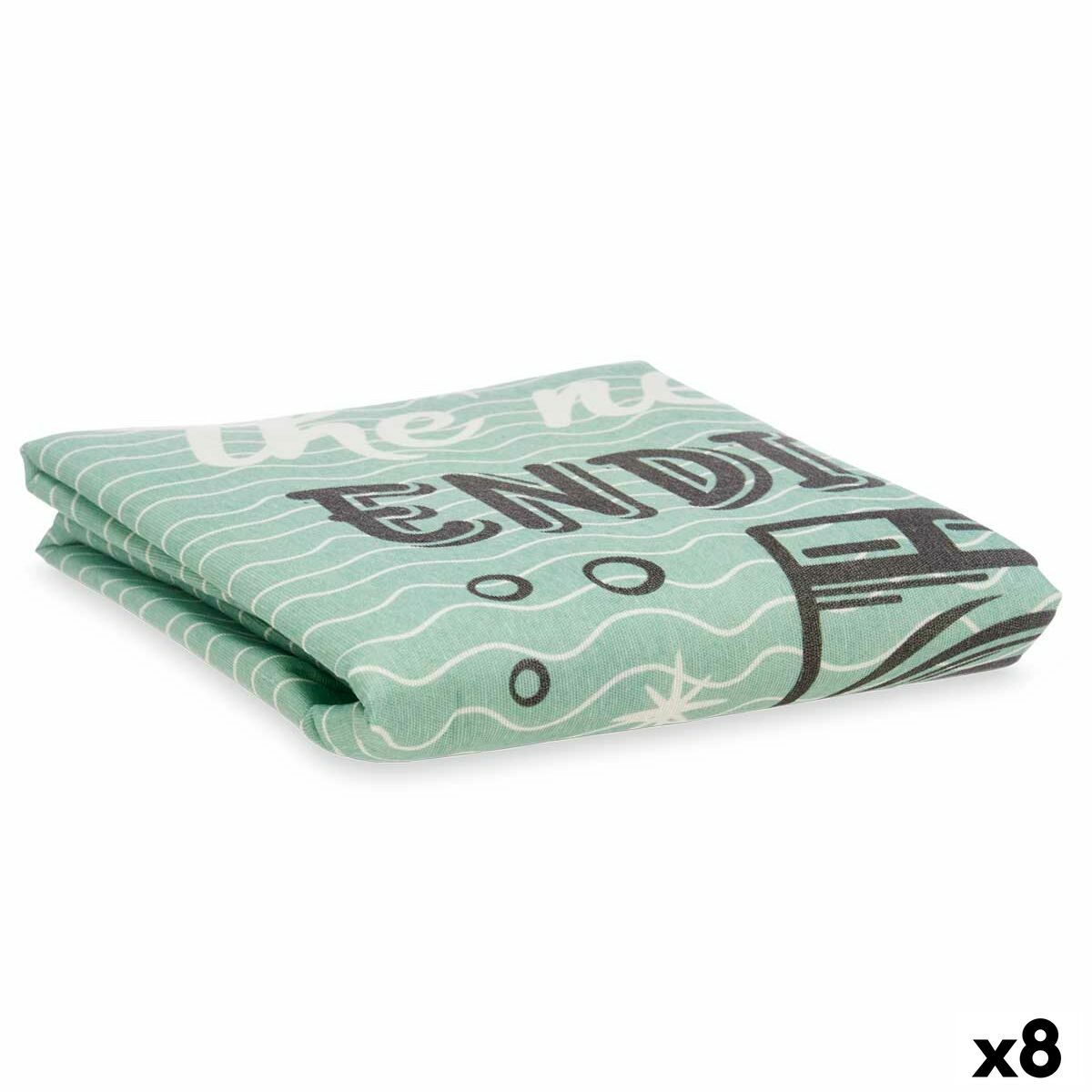Funda Para Tabla de Planchar Kipit Verde 140 x 50 cm 24,5 x 35,3 x 5 cm Lavadora (8 Unidades)
