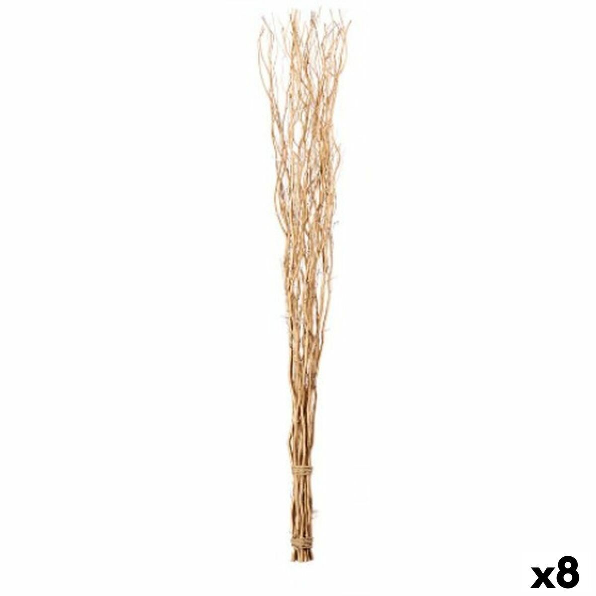 Ramilletes Gift Decor Dorado Madera 10 x 120 x 10 cm Luz LED (8 Unidades)