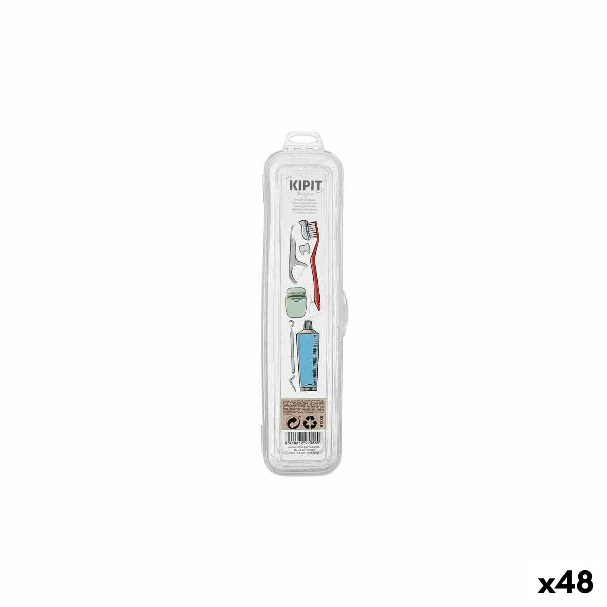 Estuche Kipit Transparente Higiene De viaje (48 Unidades)