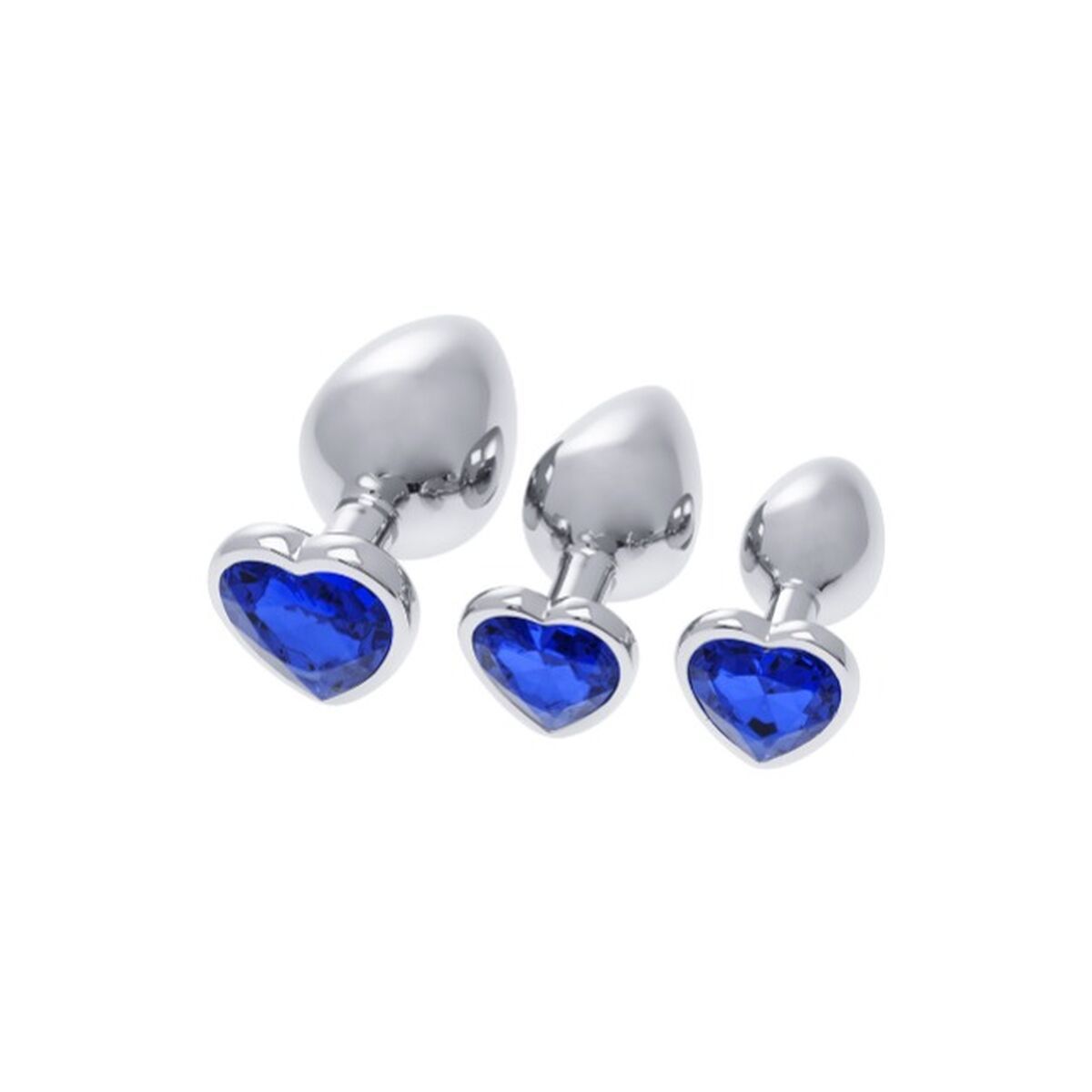 Plug Anal S Pleasures Azul Plateado