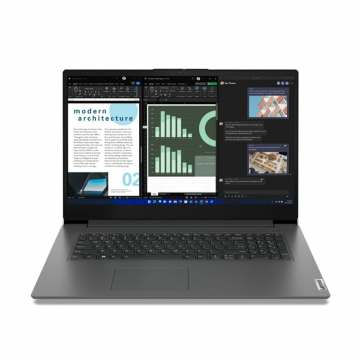 Laptop Lenovo 83A2001KSP 17,3" Intel Core i7-1355U 16 GB RAM 512 GB SSD Qwerty Español