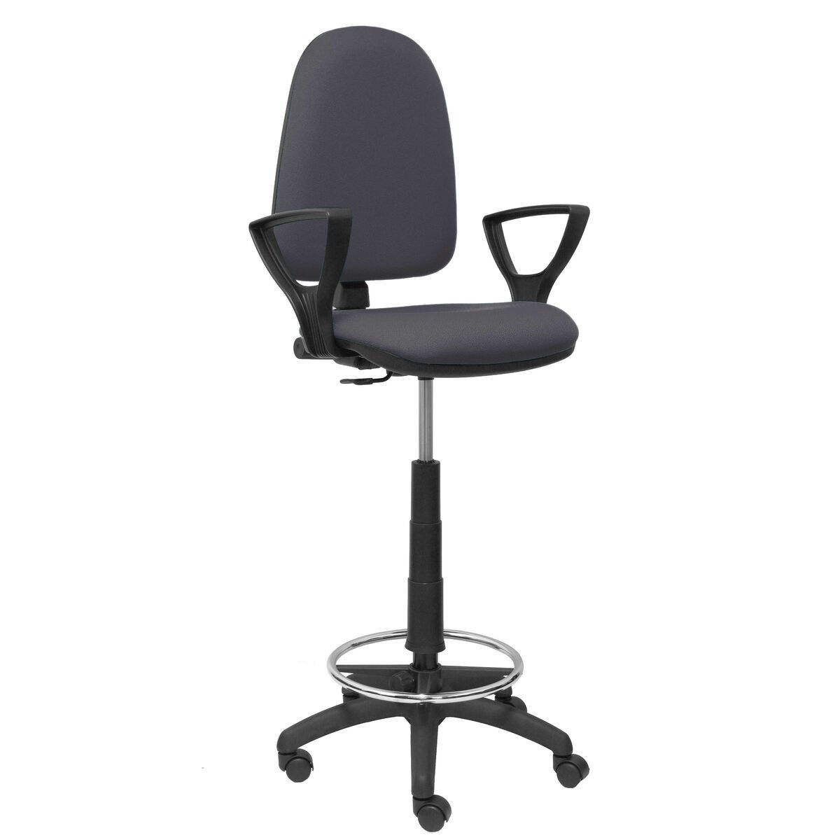 Taburete Piqueras y Crespo 00BGOLF Gris oscuro PVC