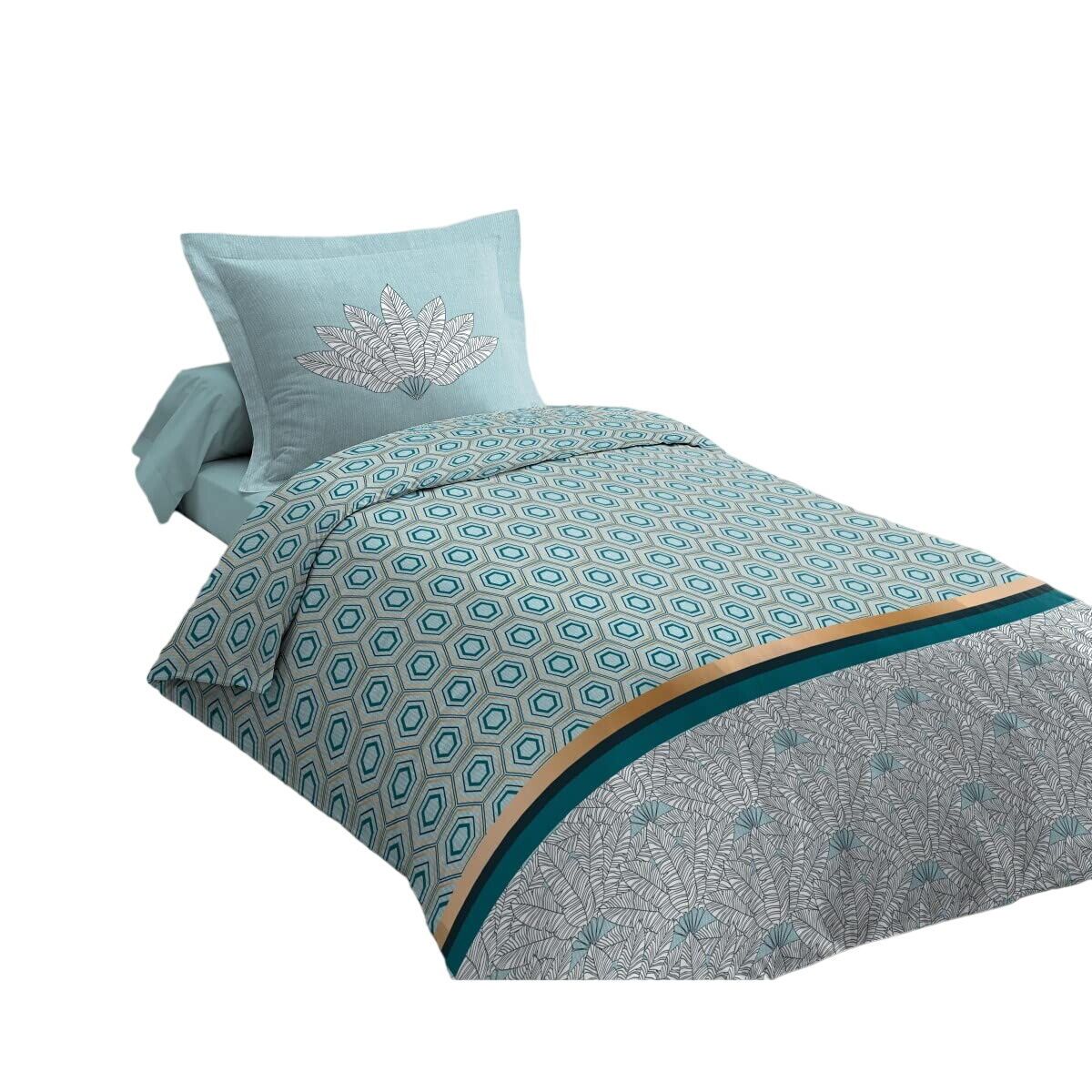 Juego de funda nórdica HOME LINGE PASSION Verde 140 x 200 cm