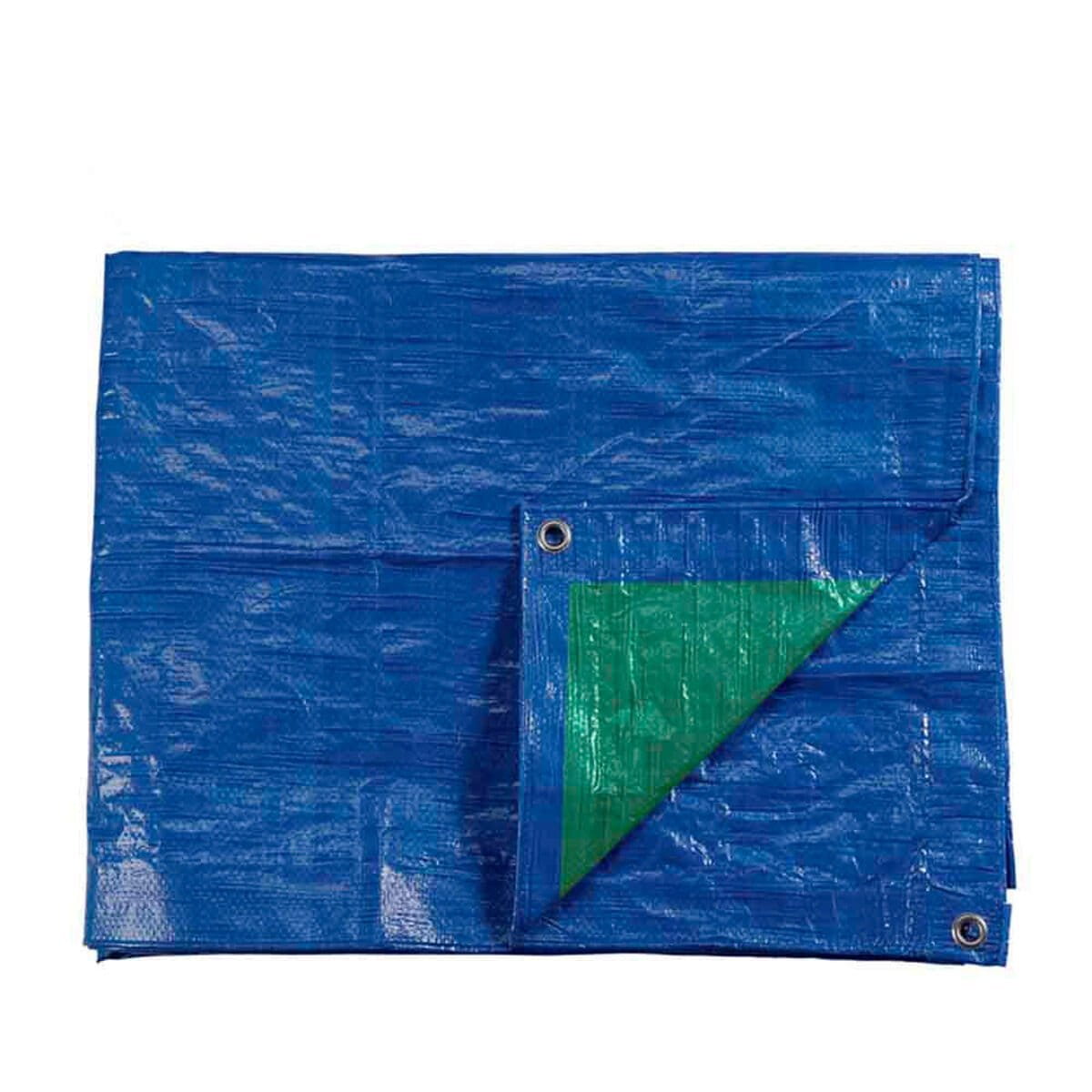 Toldo EDM 74991 Azul Verde azul/verde Polietileno 3 x 4 m Doble cara