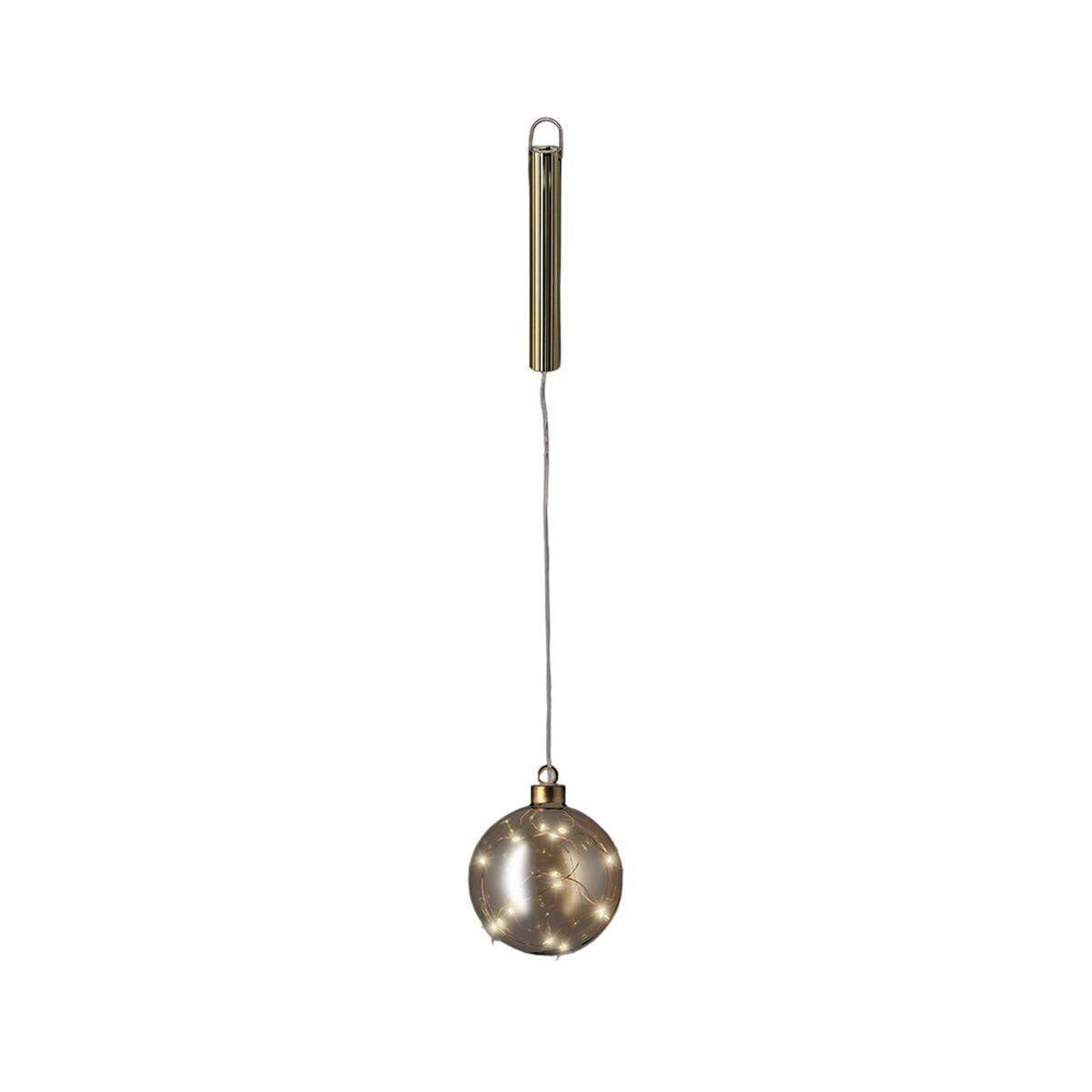 Bola de Navidad Lumineo Dorado Cristal Para colgar MicroLED