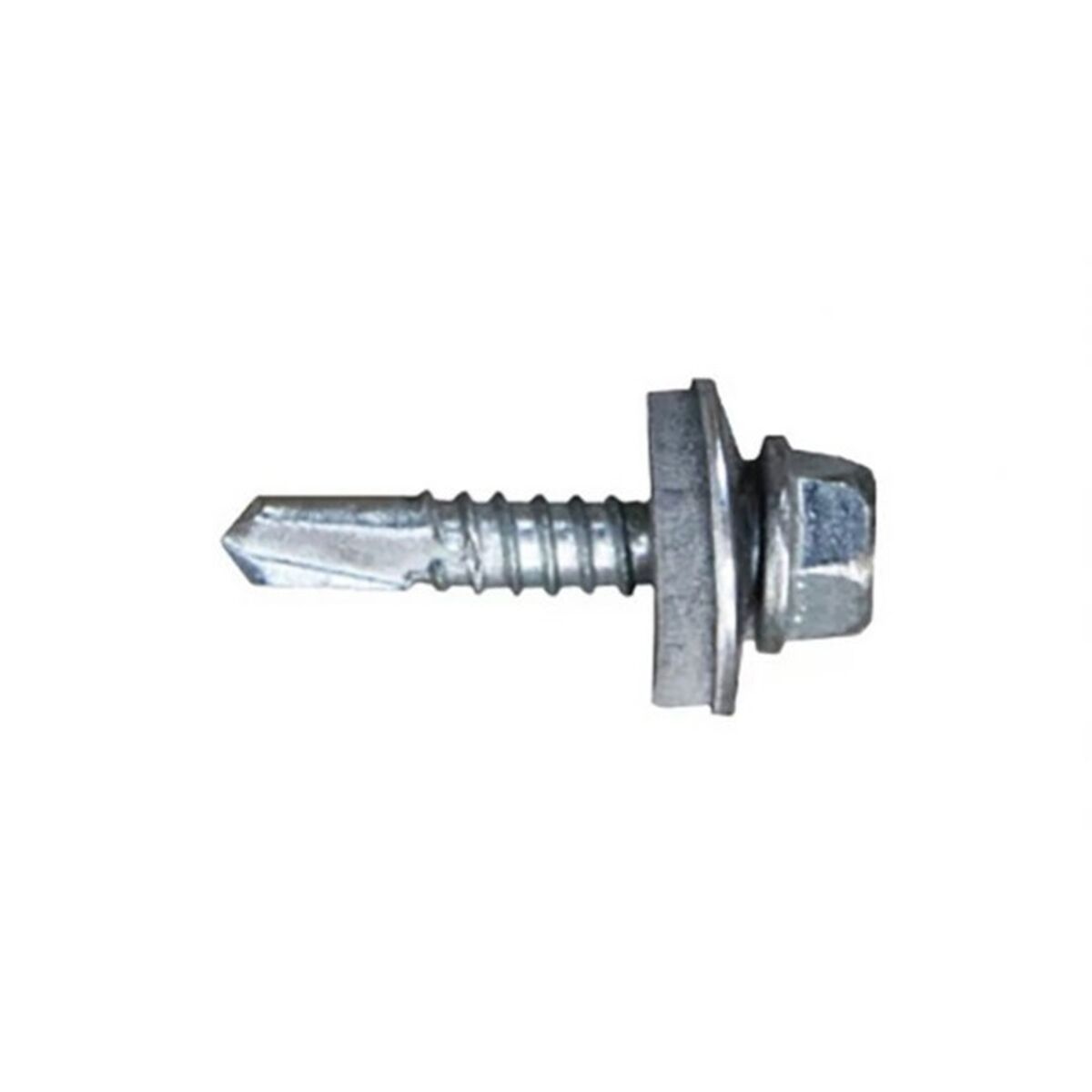 Caja de tornillos CELO 7301 Zincado Ø 4,8 x 19 mm Con Arandela Hexagonal Broca (1000 Unidades)