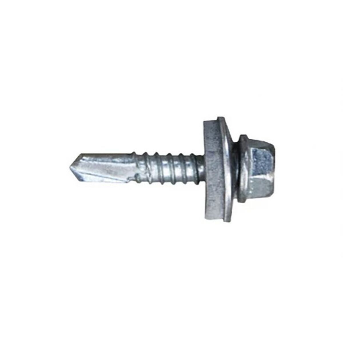 Caja de tornillos CELO 7301 Zincado Ø 6,3 x 63 mm Con Arandela Hexagonal Broca (250 Unidades)