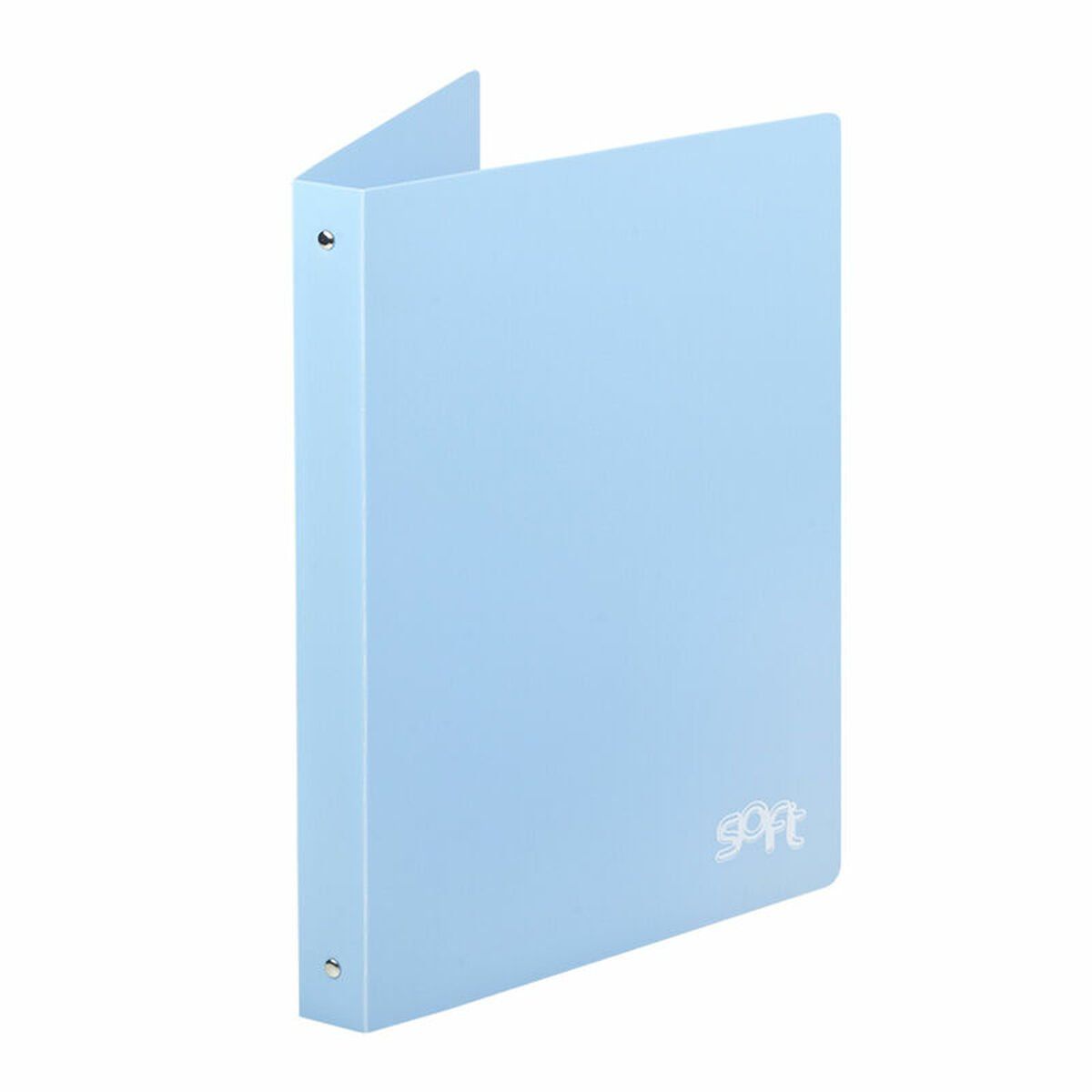 Carpeta de anillas Carchivo Azul Pastel Folio 32 x 27 x 3 cm 5 Piezas