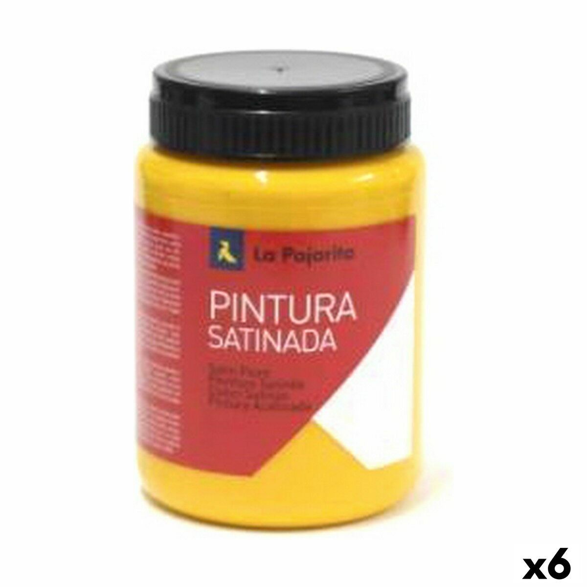 Témpera La Pajarita L-27 Amarillo Blanco 35 ml Escolar Satinado (6 Unidades)