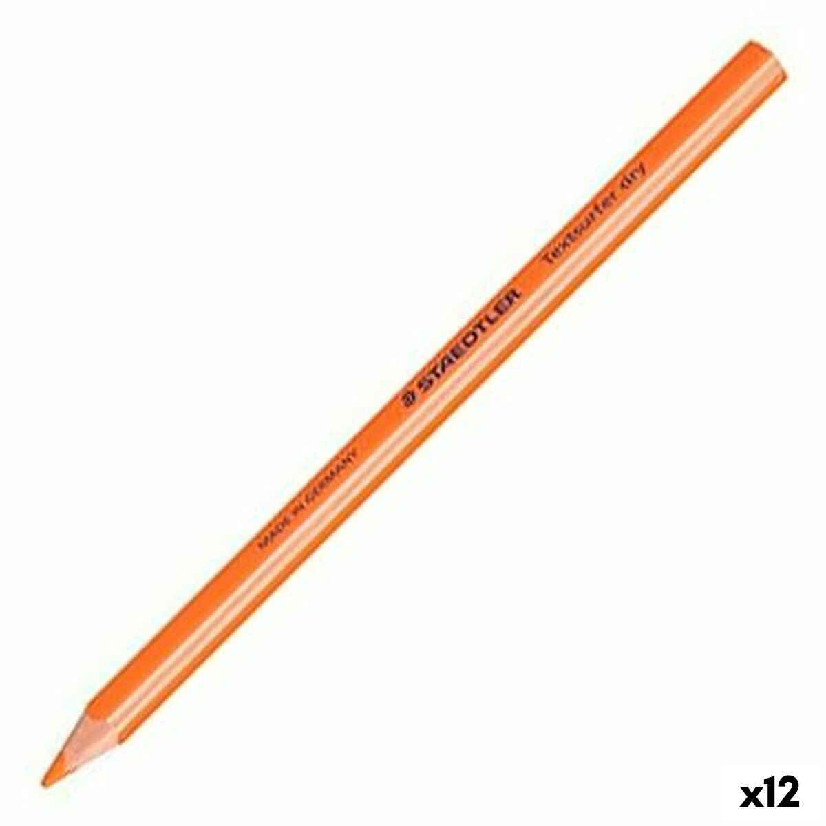 Marcador Staedtler Naranja Lápiz (12 Unidades)