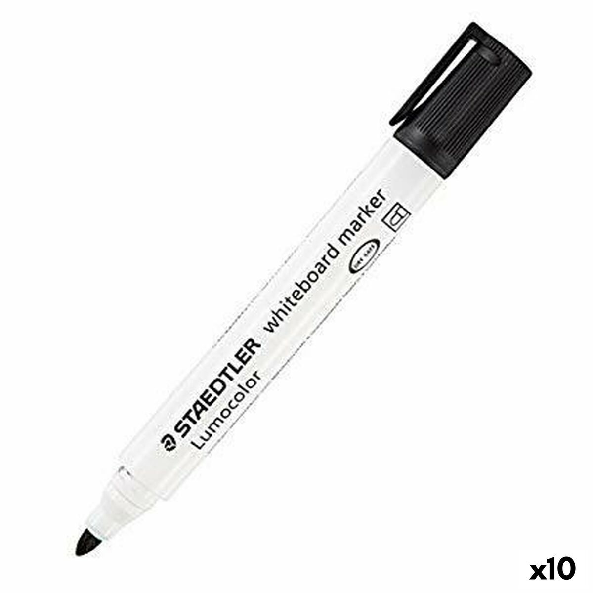 Rotulador para Pizarra Staedtler Negro Pizarra blanca (10 Unidades)