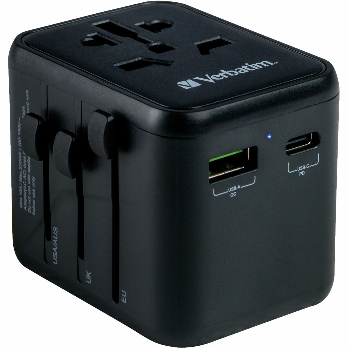 Adaptador de Enchufe Universal de Viaje Verbatim UTA-02