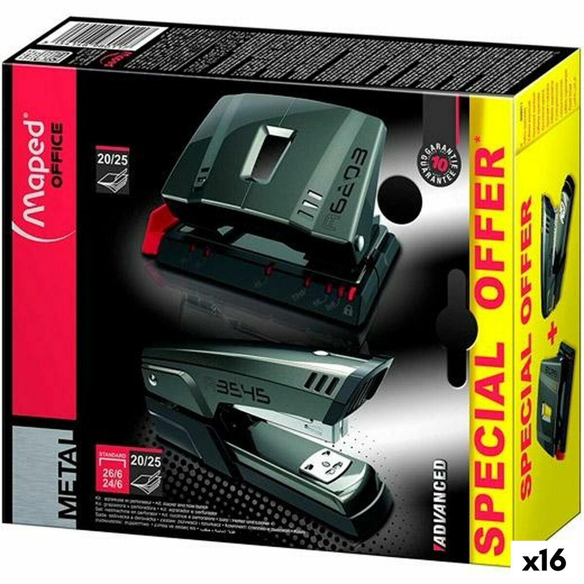 Grapadora Maped Grapadora Perforadora (16 Unidades)
