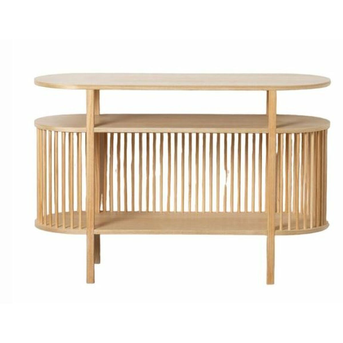 Aparador STICK Natural Madera de pino Madera MDF 120 x 40 x 80 cm