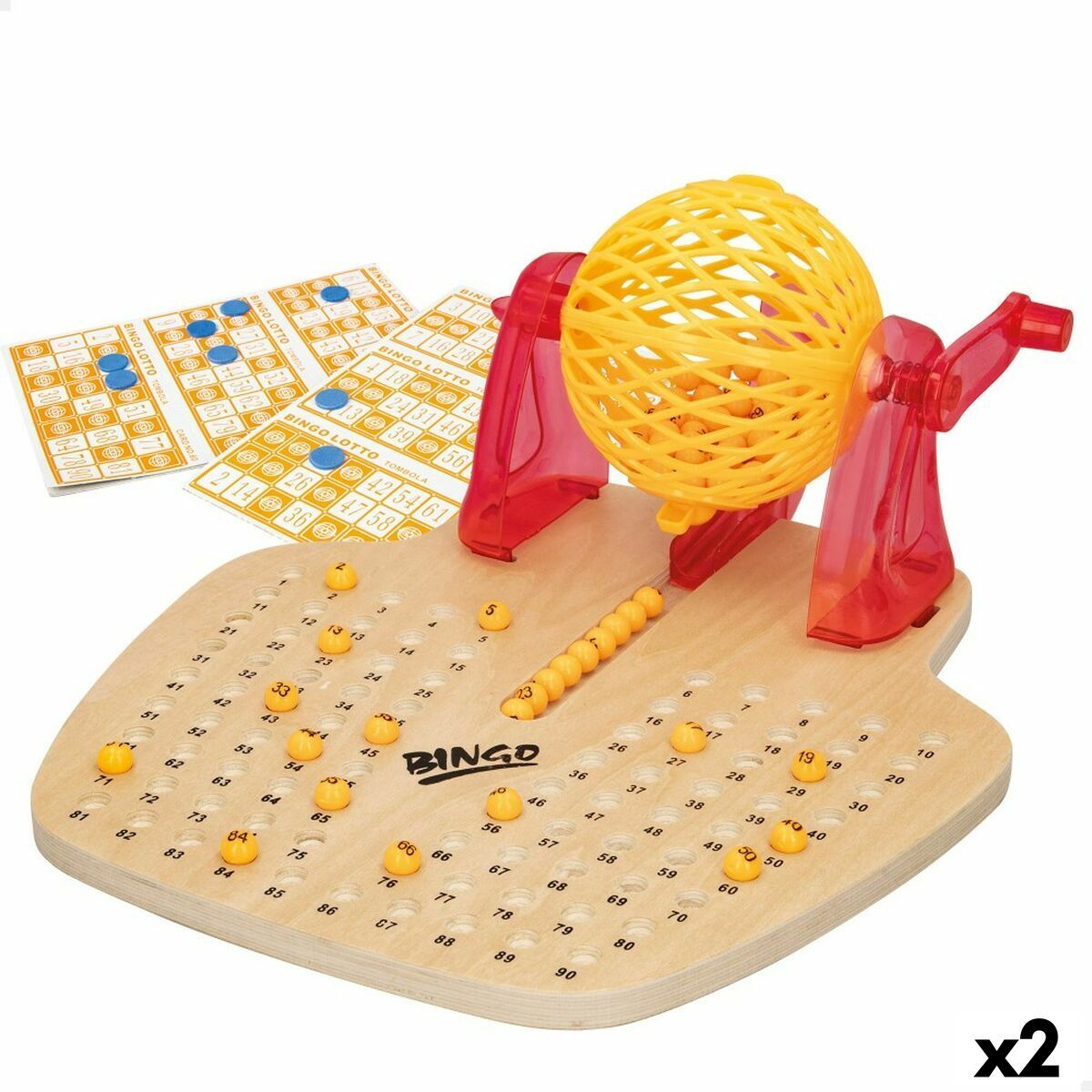 Bingo CB Games Madera Plástico (2 Unidades)
