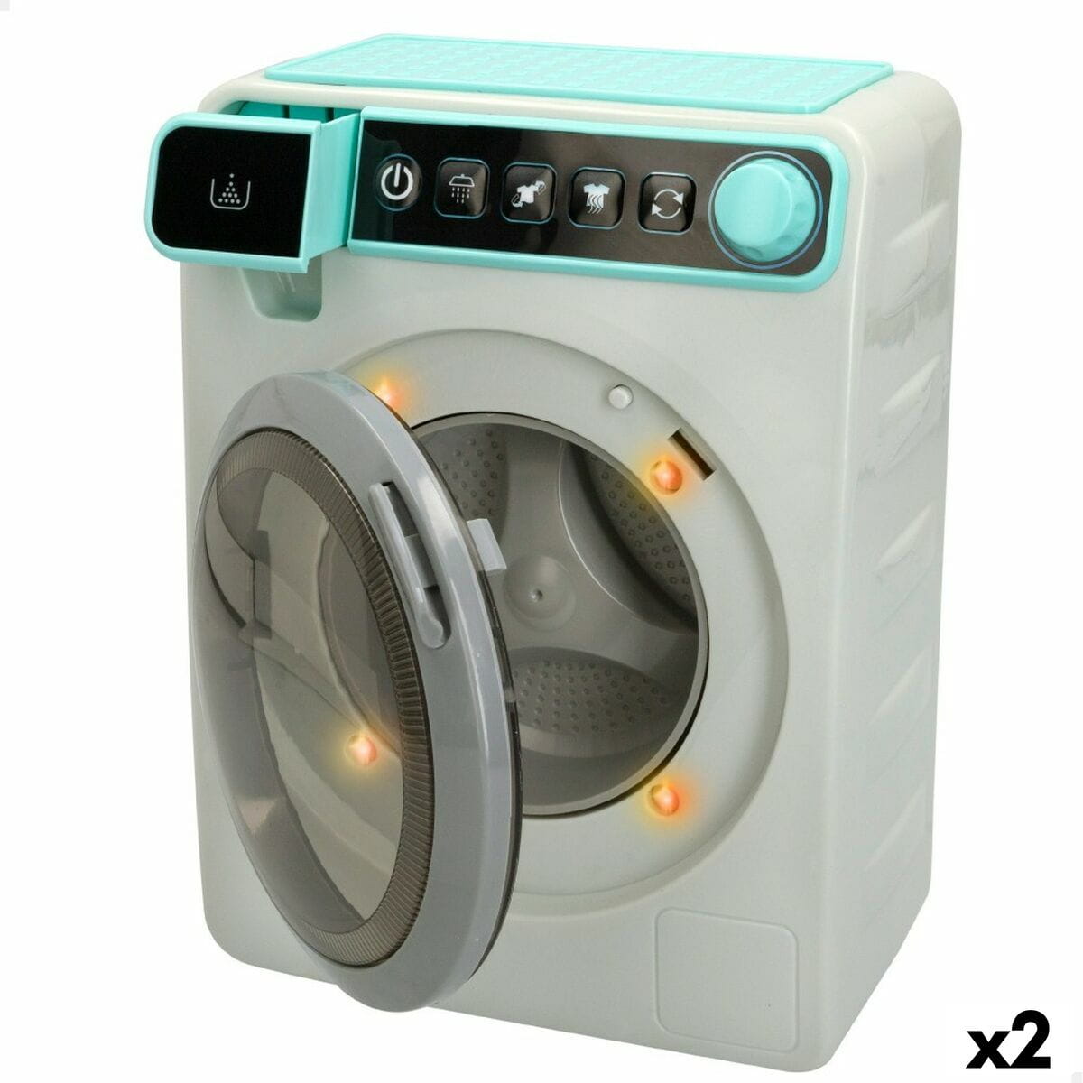 Lavadora de juguete PlayGo 17,5 x 24 x 12 cm (2 Unidades)