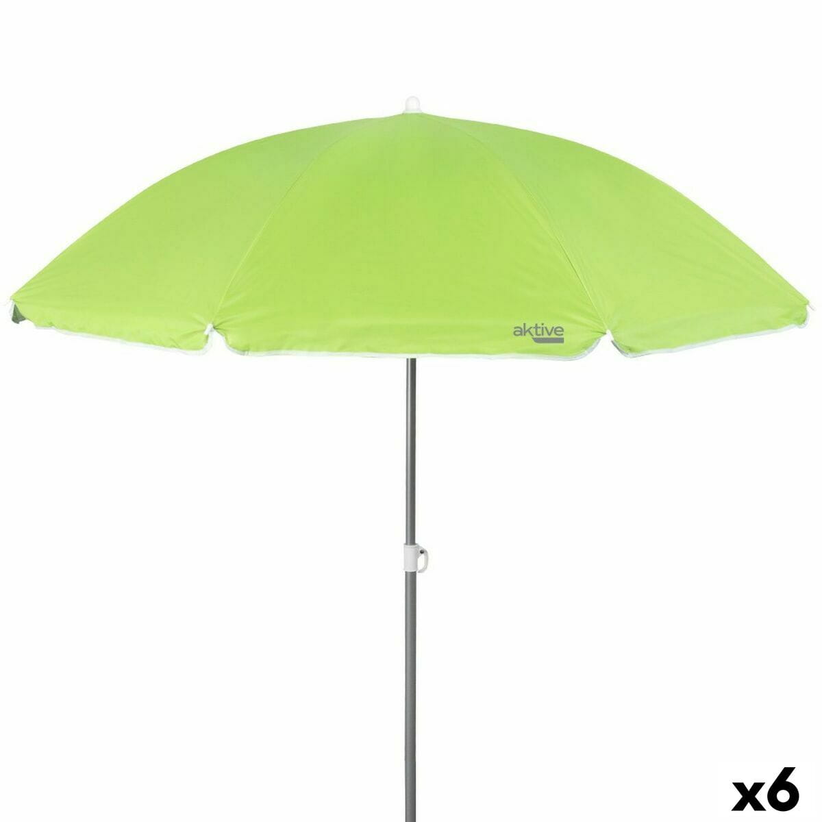Sombrilla Aktive 220 x 212 x 220 cm 220 x 218 x 220 cm (6 Unidades)