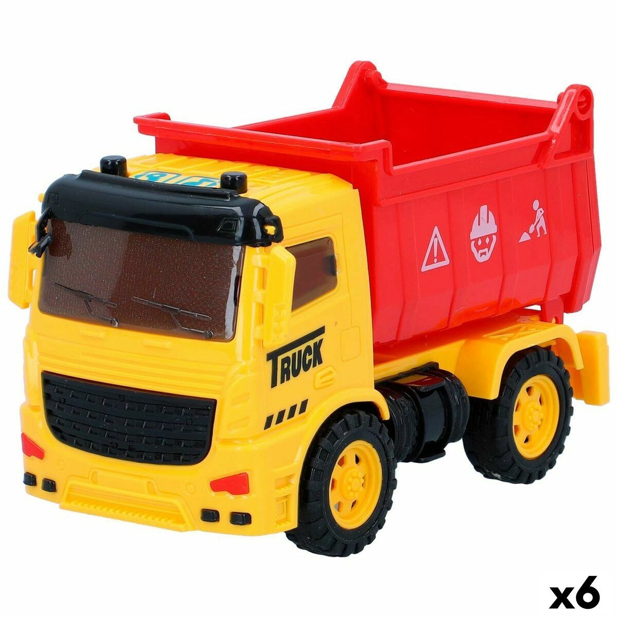 Camión de Obras Públicas Speed & Go 14,5 x 9 x 7,5 cm (6 Unidades)