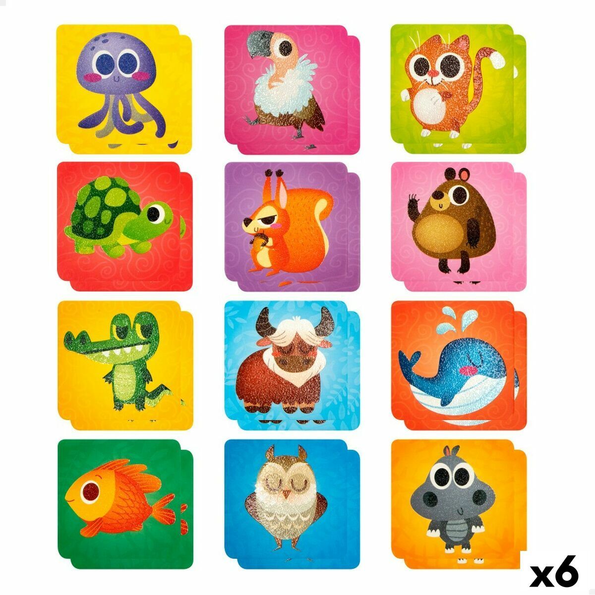 Juego de Memoria Lisciani Giochi Puzzle Infantil Táctil 24 Piezas