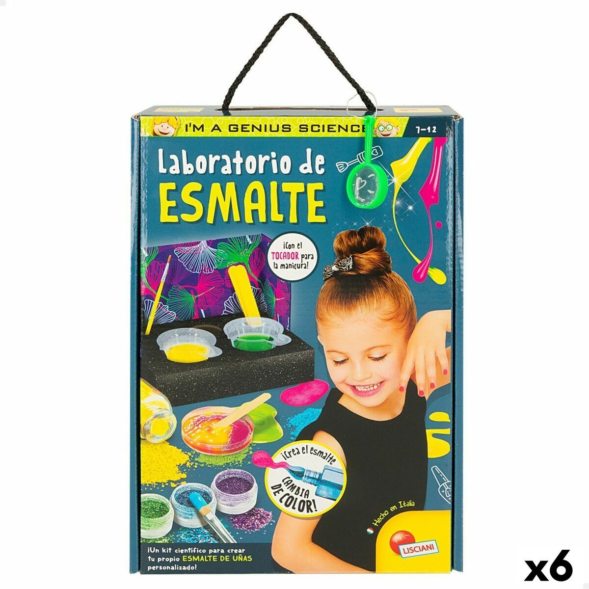 Juego de Ciencia Lisciani Giochi Laboratorio de esmalte ES (6 Unidades)