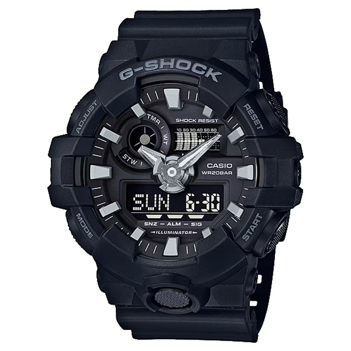 Reloj Hombre Casio G-Shock OVERSIZED FULL BLACK (Ø 53 mm)