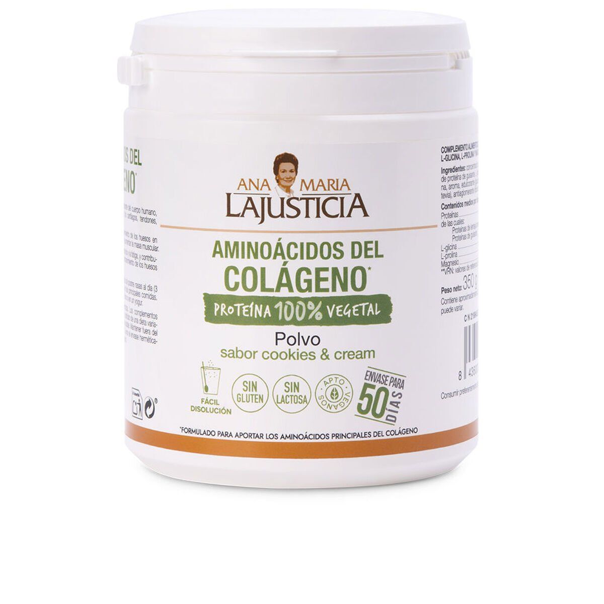 Colágeno Ana María Lajusticia Cookies & Cream 350 g