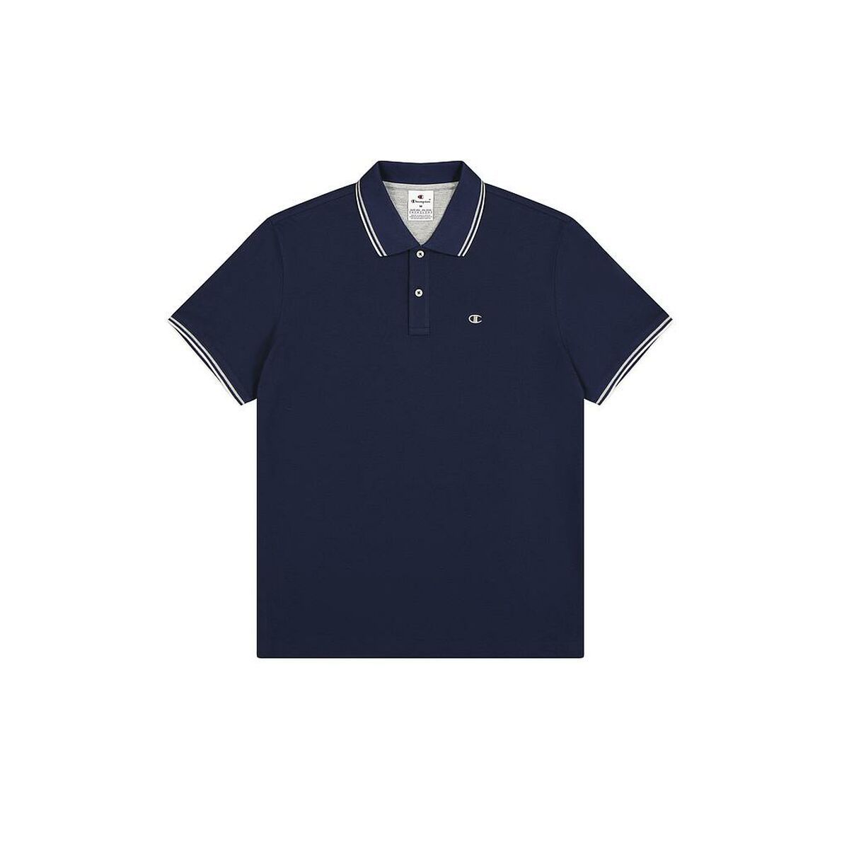 Polo de Manga Corta Hombre Champion CHAMPION POLO 220897 NNY Azul marino