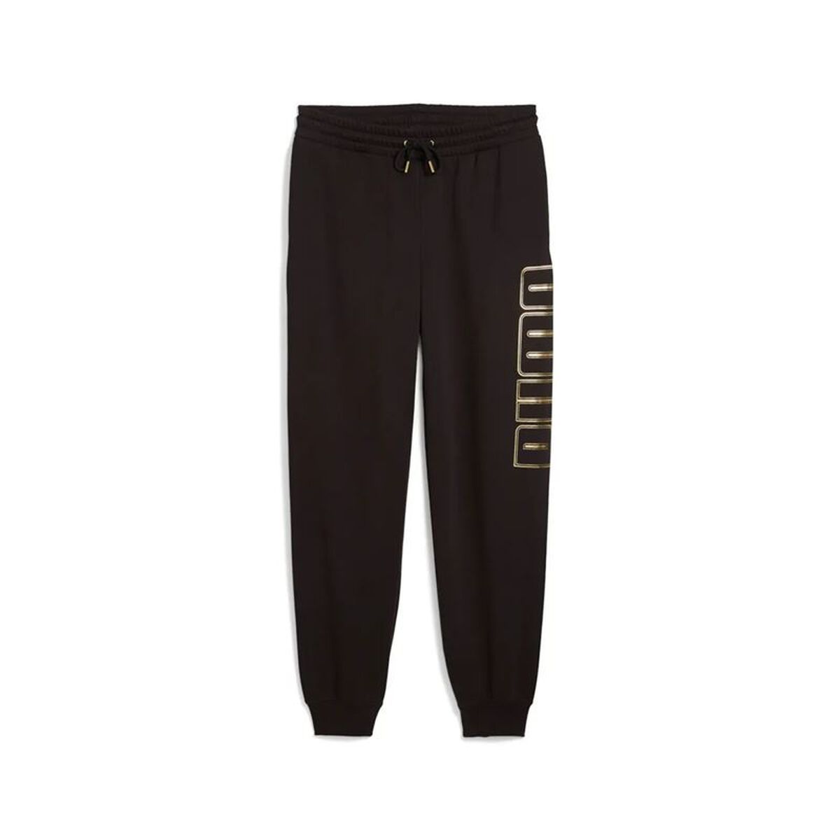 Pantalón Largo Deportivo Puma Maximal Metallic Swe Negro Hombre
