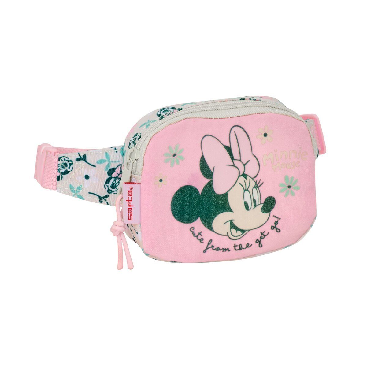 Riñonera Minnie Mouse Minty Rosa 14 x 11 x 4 cm