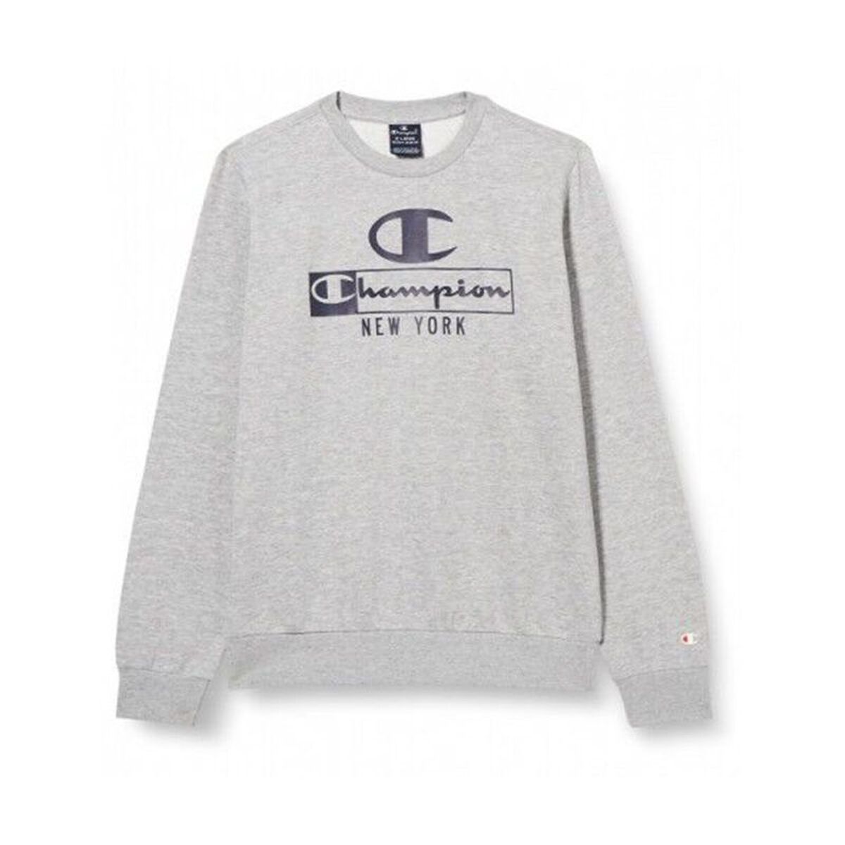 Sudadera sin Capucha Hombre Champion Gris claro