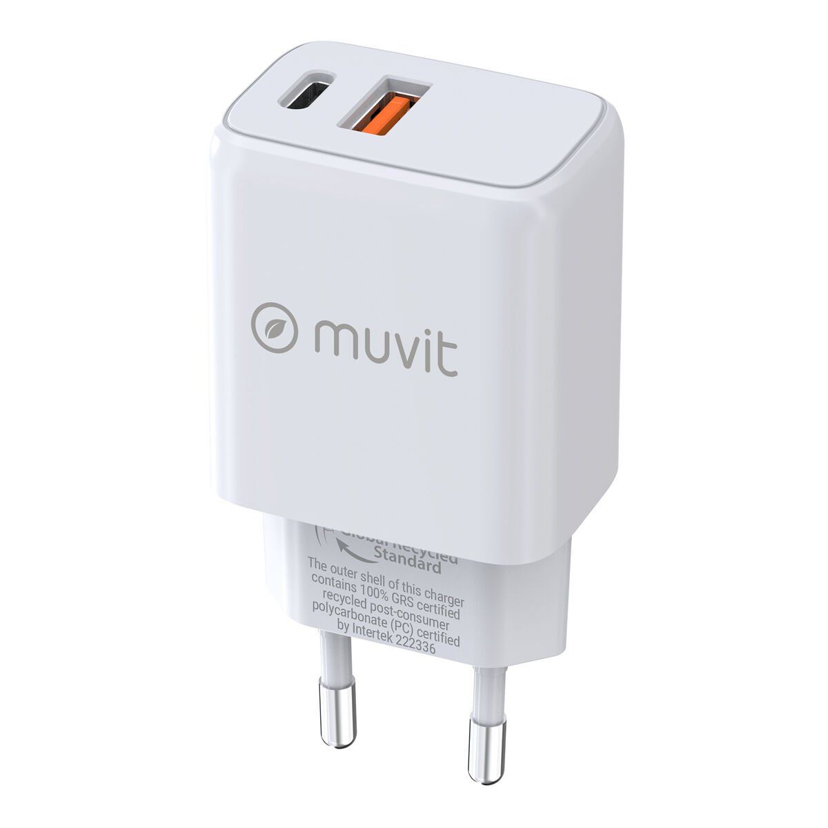 Cargador de Pared Muvit for Change MC-215 Blanco 18 W 25 W