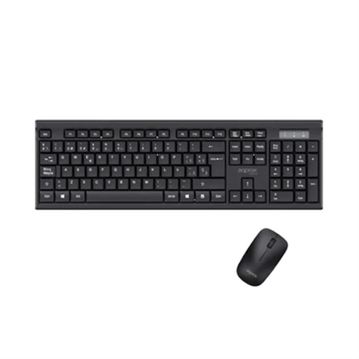Teclado y Ratón approx! MX410 Negro Español Qwerty Español (2 Unidades)