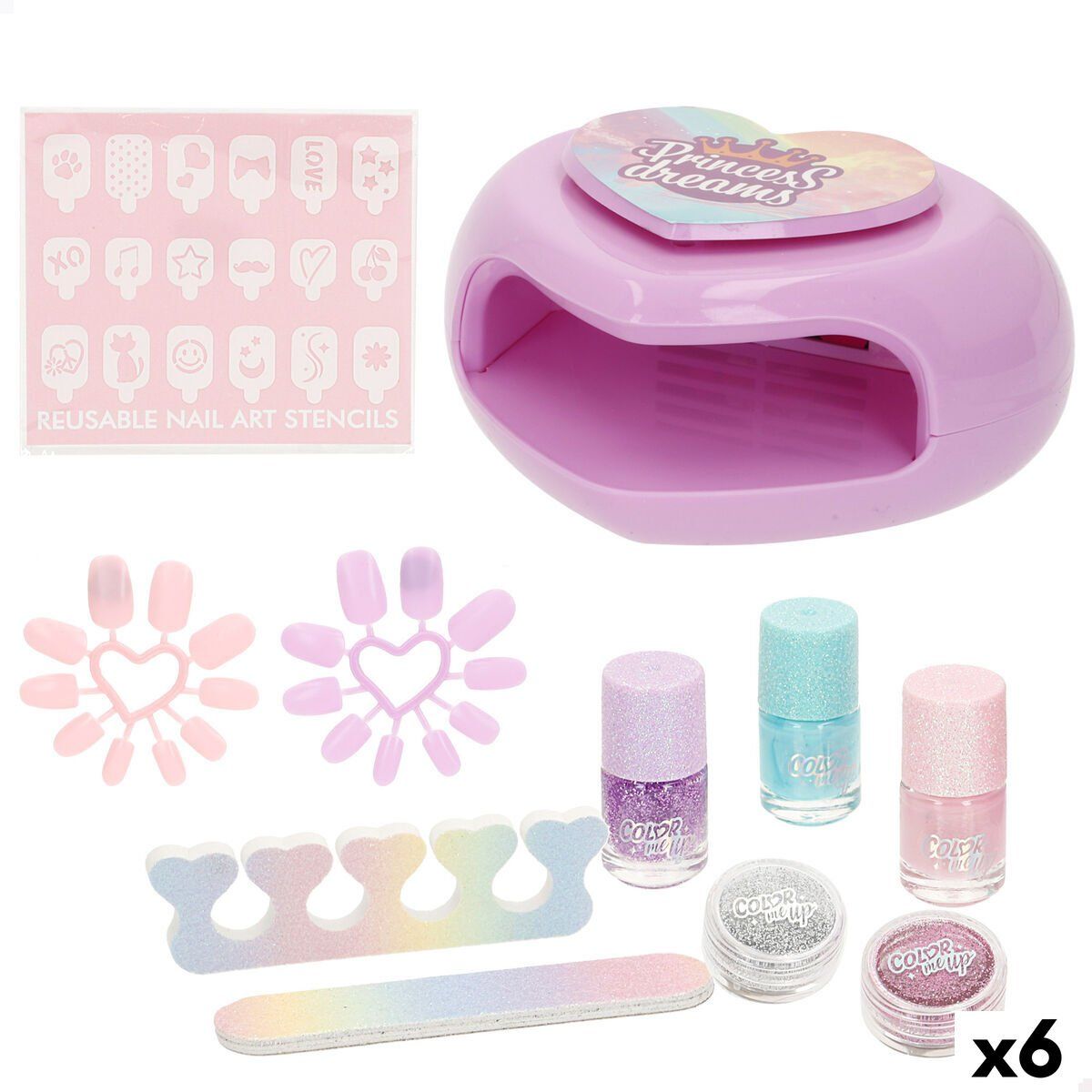 Set de Maquillaje Infantil Colorbaby 13 X 7 X 12,5 CM 6 Unidades