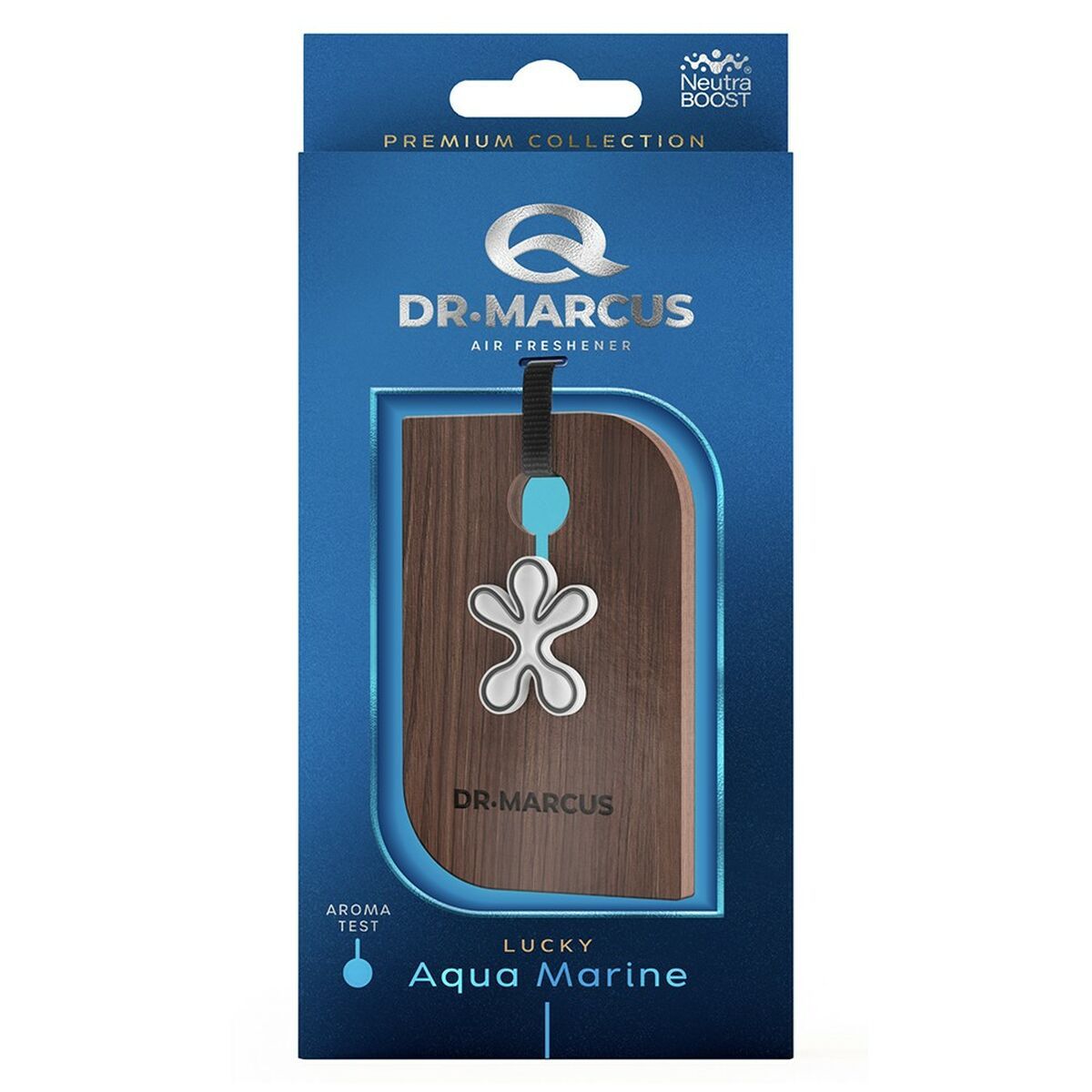 Ambientador para Coche Dr Marcus Lucky Océano Poliéster Madera Fragancia