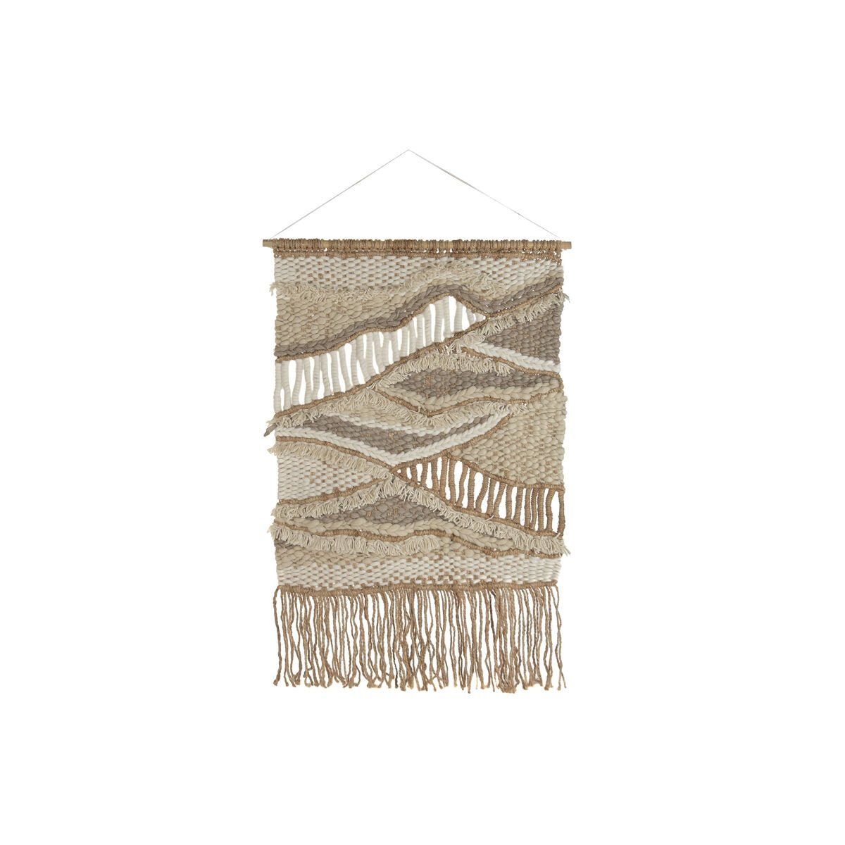 Decoración de Pared Home ESPRIT Beige Gris Natural