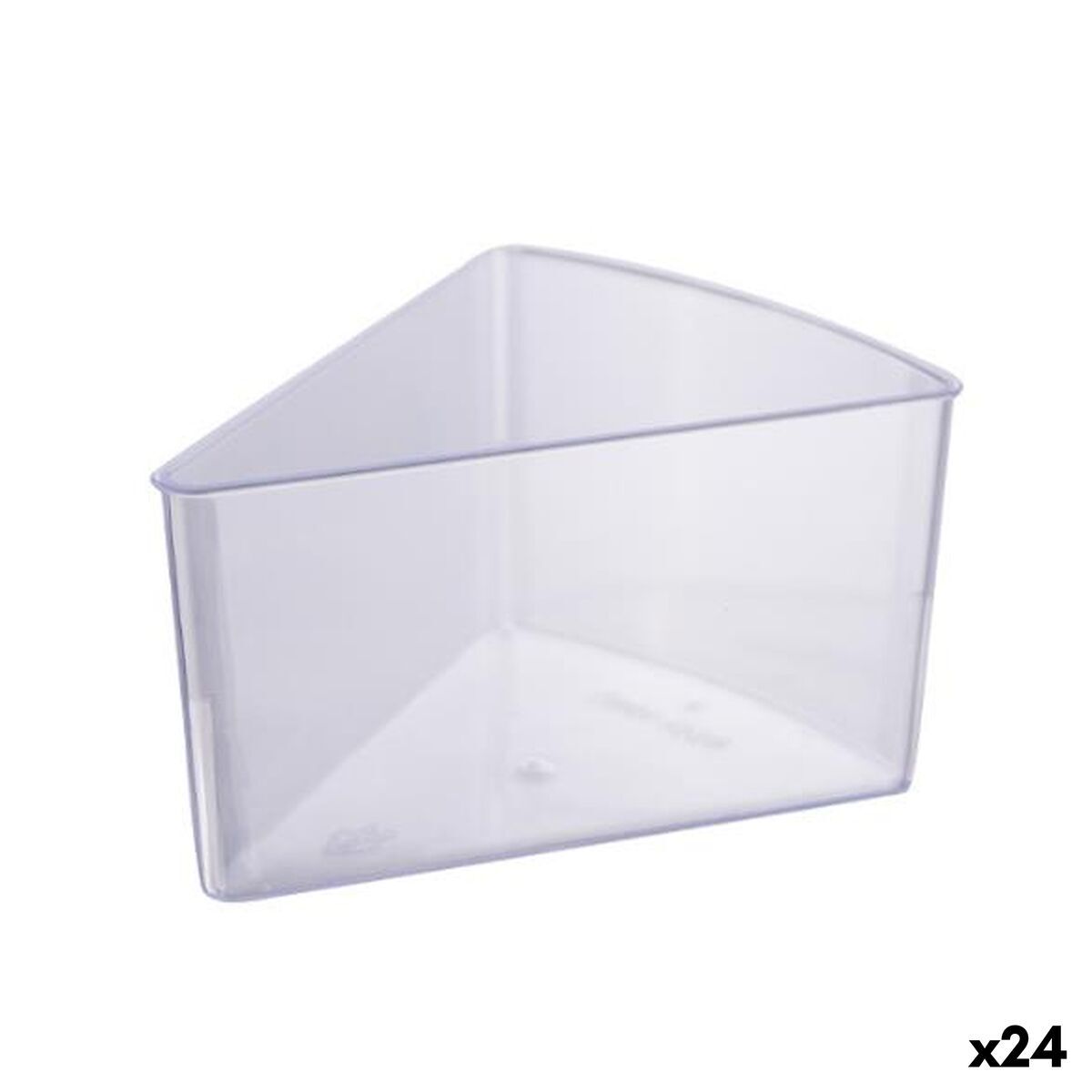 Set de cuencos reutilizables Algon Transparente Plástico 9 x 5,5 cm 10 Piezas (24 Unidades)