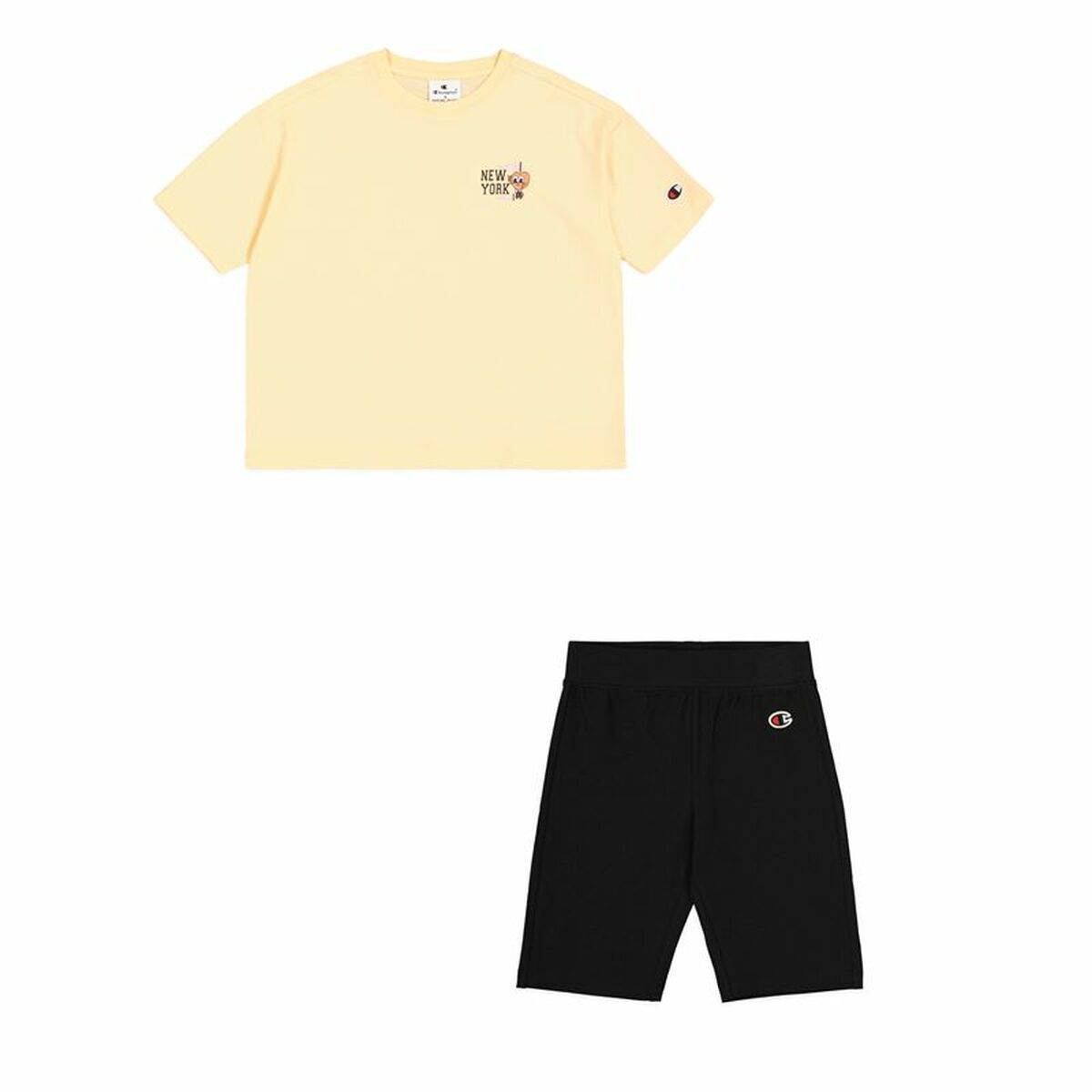 Conjunto Deportivo para Niños Champion Blanco