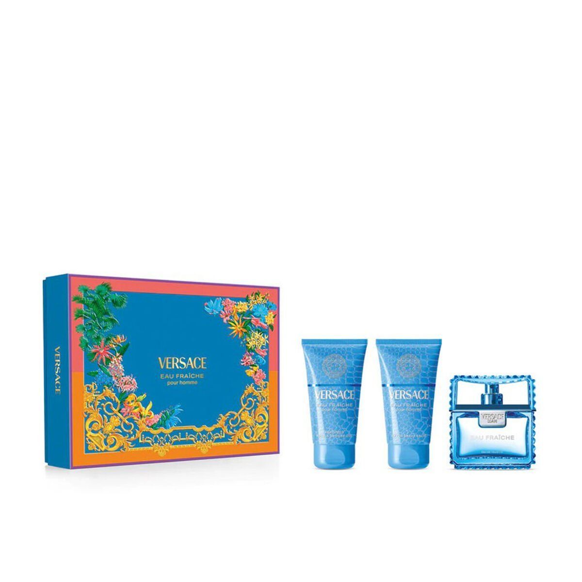 Set de Perfume Hombre Versace EAU FRAICHE MAN 3 Piezas