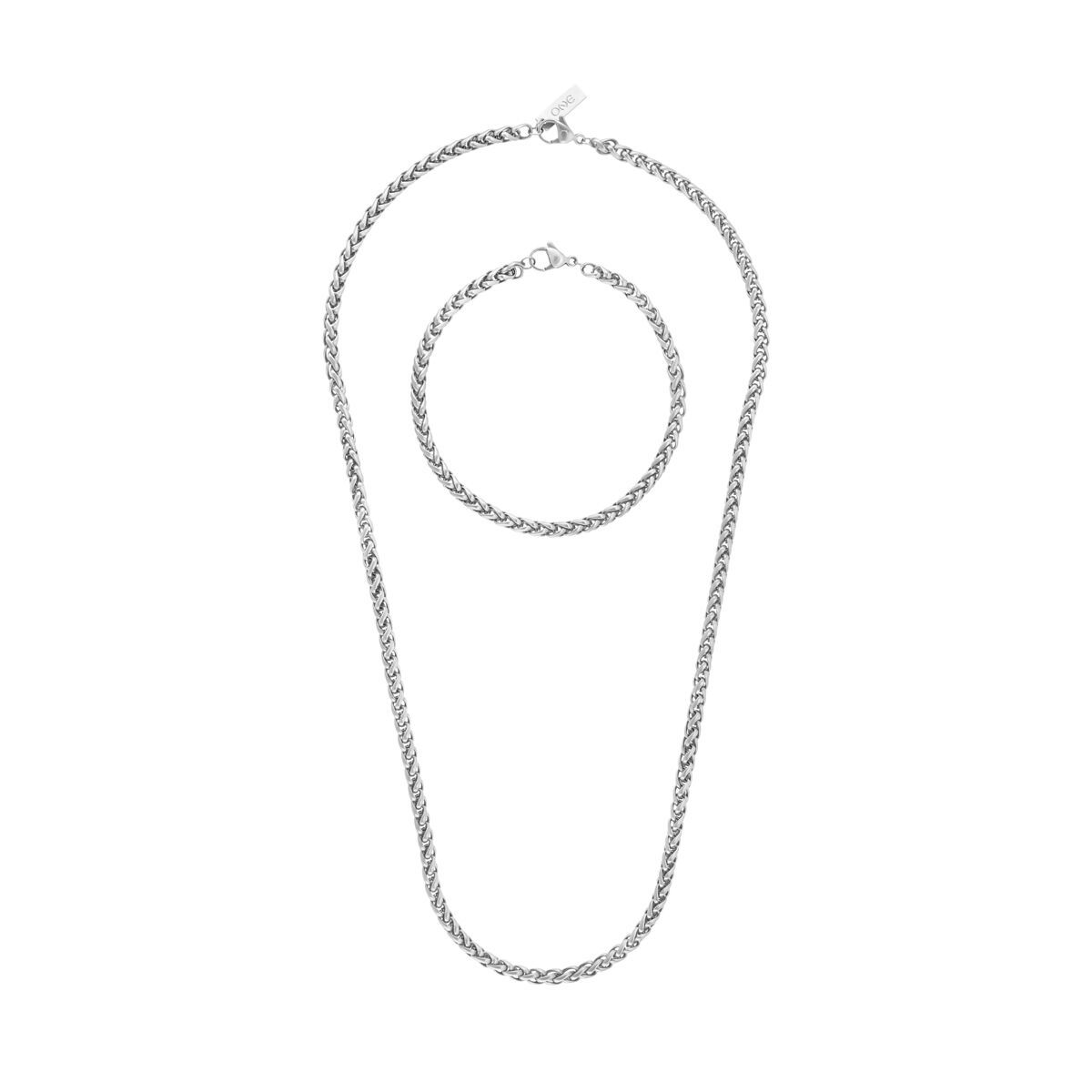 Conjunto de collar y pulsera One Jewels OAMN4202SS Plateado